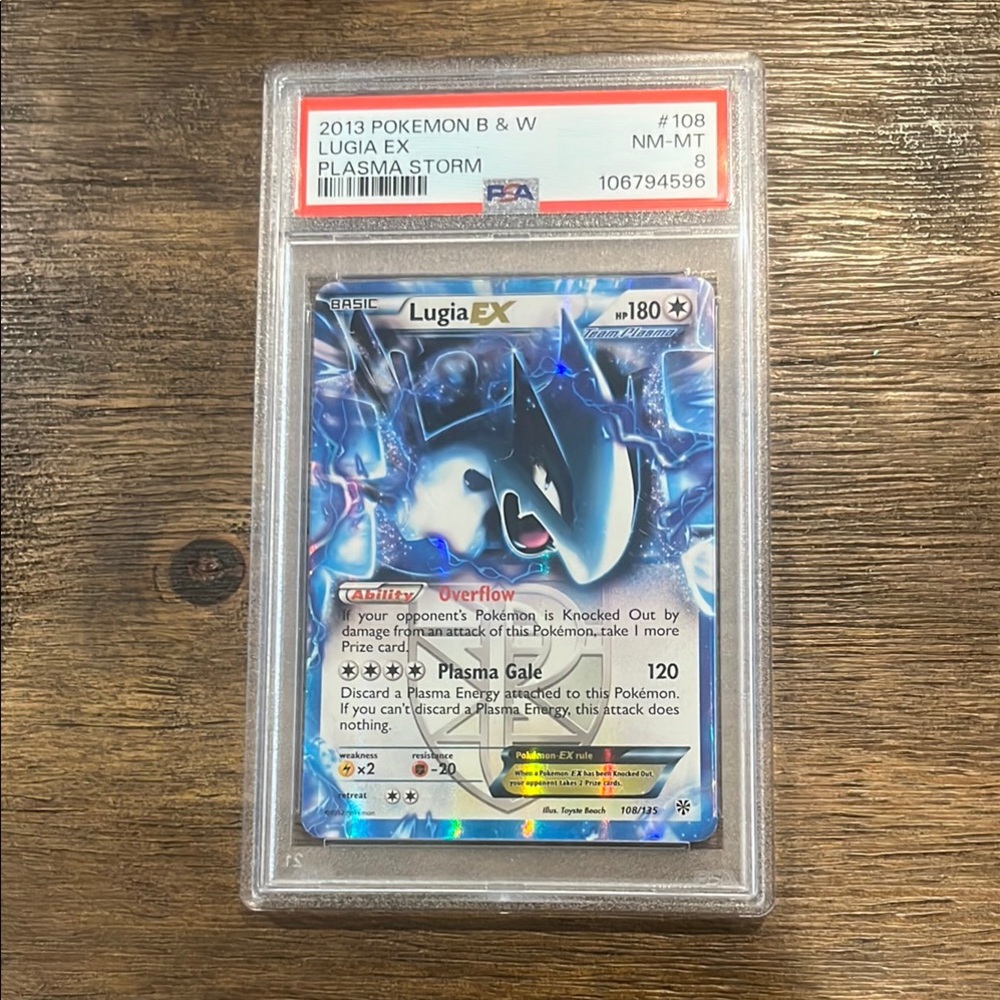 Lugia EX Pokemon Card